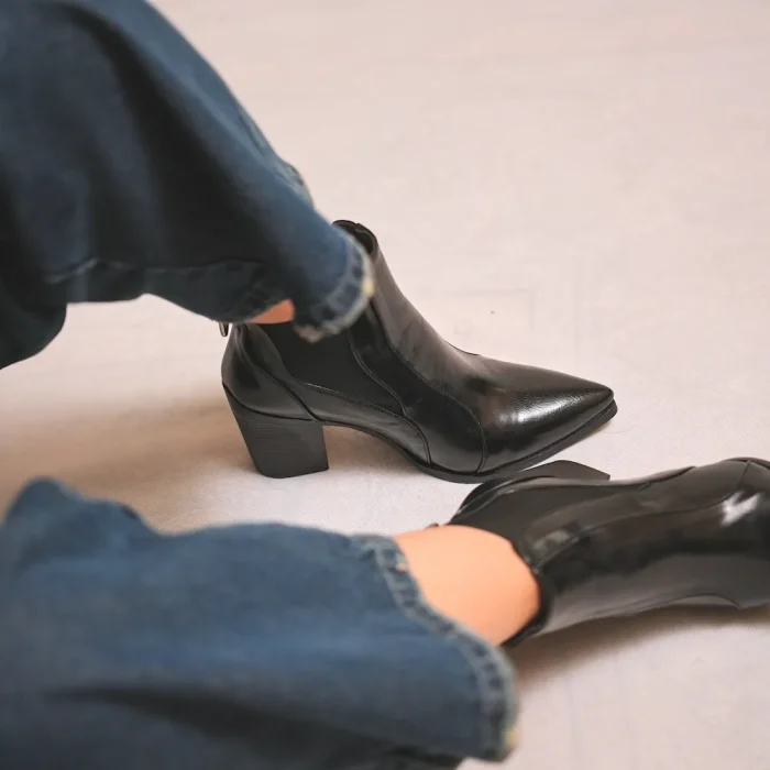 کد 2037 | نیم بوت پاشنه 5 سانت - Image 5