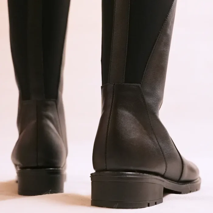 کد 2050 | بوت زنانه چرم و استرج - Image 3