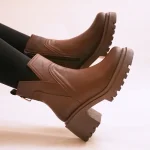 کد 2049 | نیم بوت زنانه پاشنه دار