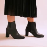 کد 2048 | نیم بوت زنانه پاشنه دار